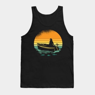 Retro Vintage Sailing Tank Top